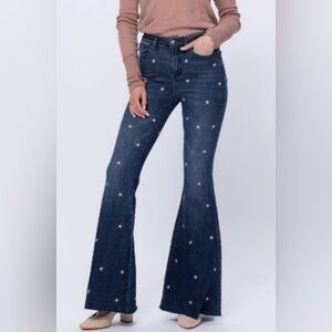 NWT Judy Blue Super Star Dark Wash Flare Jeans!! Size 9/29